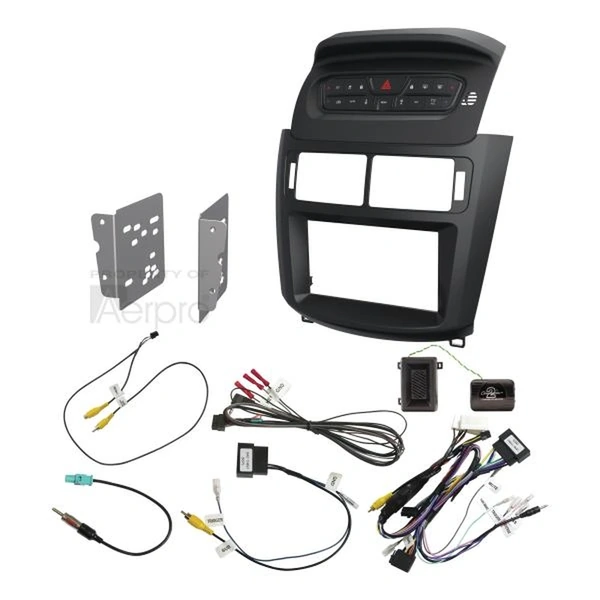 Aerpro FP9670SK Head Unit Install Kit Satin Black fits Ford Territory SZ MK2