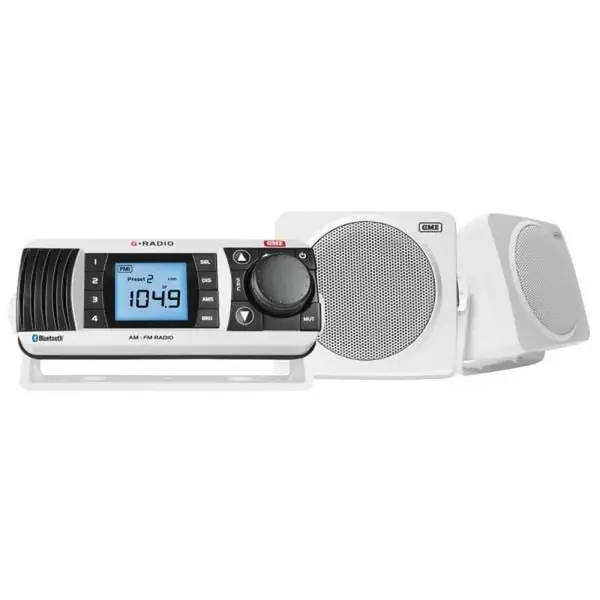 GME GR300BTWEP2 Marine Stereo AM/FM Radio Pack