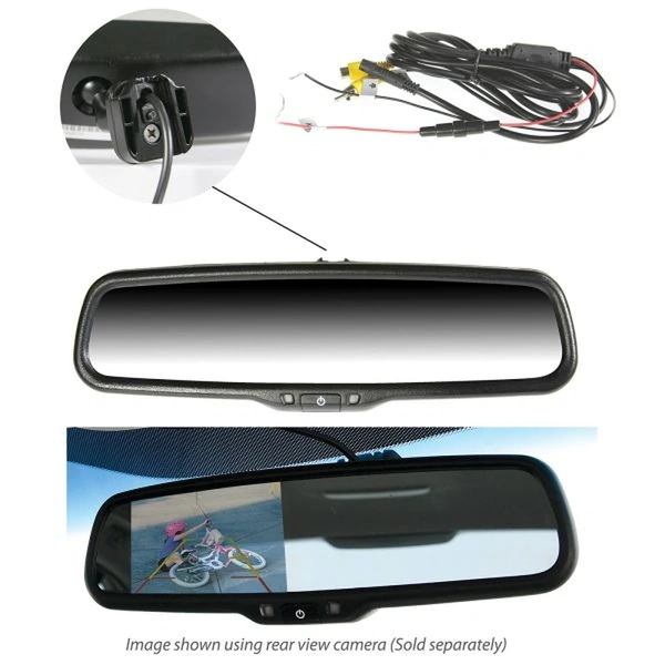 Gator GRM430EM Oem-style replacement mirror with 4.3" reversing monitor