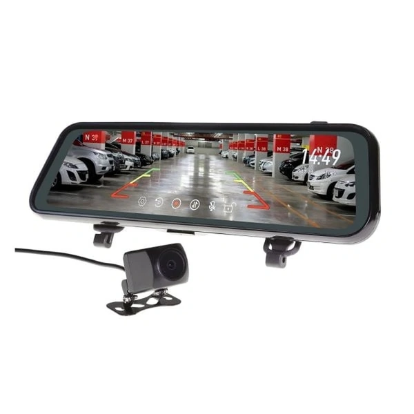 Gator GRV90MKT 9" High Resolution Mirror Monitor with Full HD 1080p Reverse & Live Stream Camera