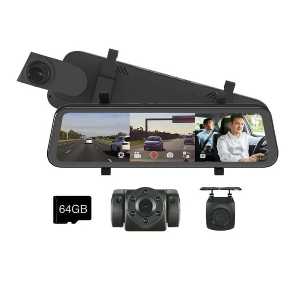 Gator GRV93MKT 9" Touch Screen HD Mirror Display 1080p HD Triple Camera Kit