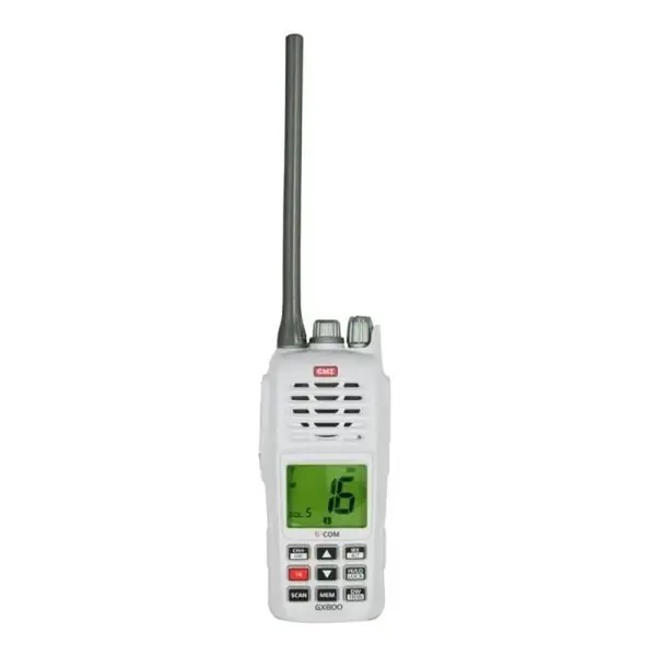 GME GX800W Handheld VHF Radio 5/1W Flots & Waterproof