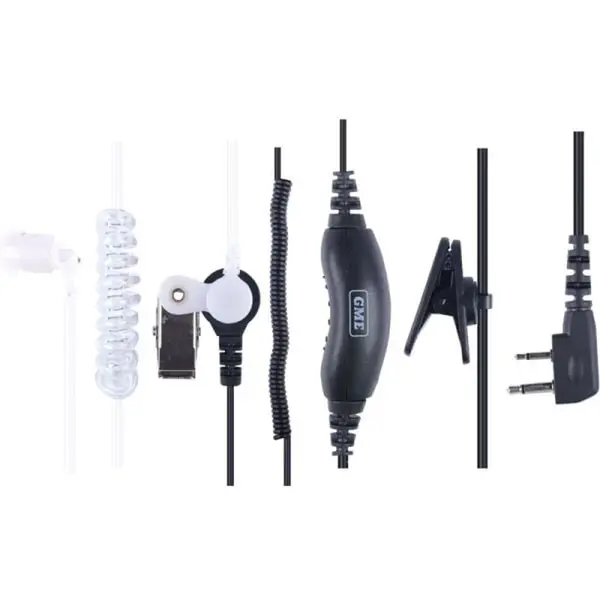 GME HS010 Acoustic earphone and lapel mic