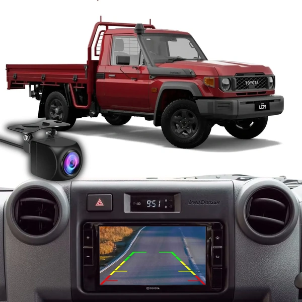 InstallPRO Reverse Camera Kit Suitable for Toyota LandCruiser 70 Series Late 2023 (Face Lift) Onwards