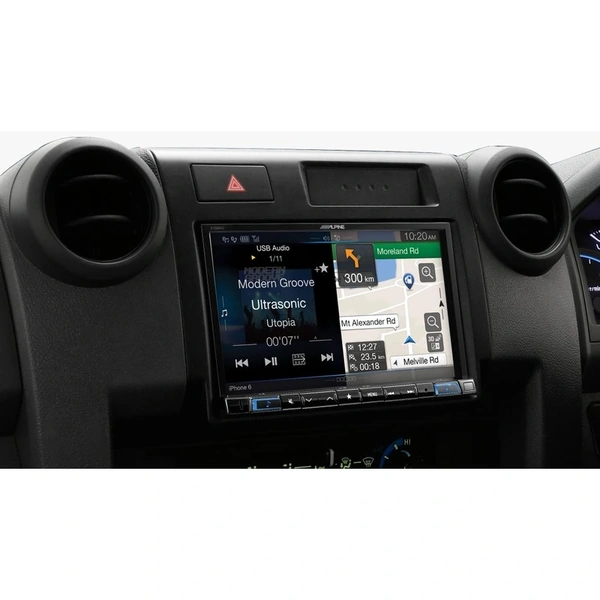 Alpine LC70-X208AU 8″ Digital Media Station to suit Toyota 70 Series 2007-2023