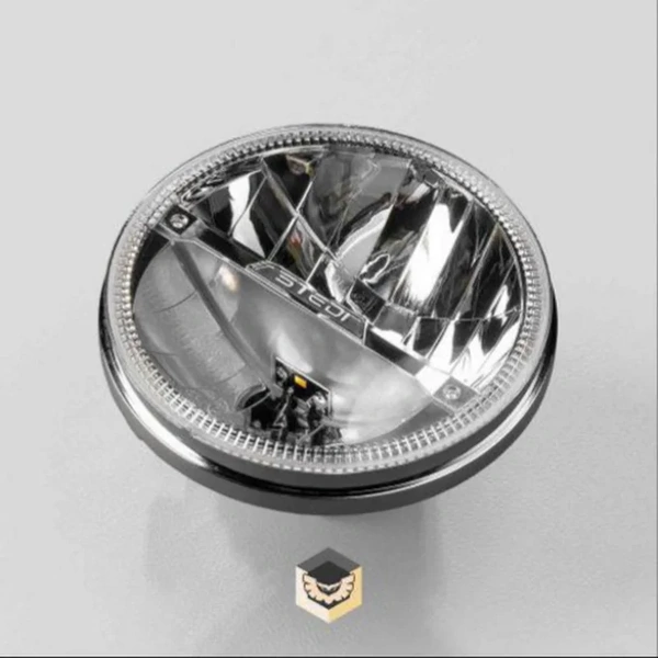 STEDI Homage 7 Inch LED Headlight Chrome 3000K LED-HOMAGE-3000CHR