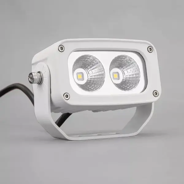 STEDI Marine White 20W Twin LED Flood Light LEDMARINE-20W-WHT