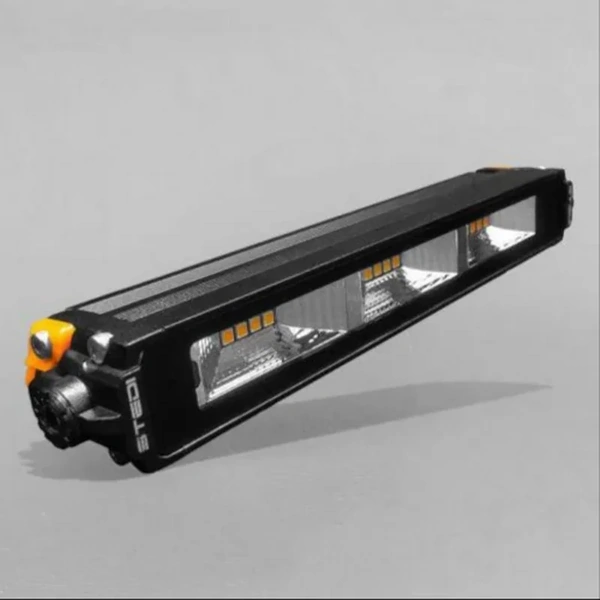 STEDI Micro V2 7.8 Inch 12 LED Light Bar Flood 2700K LEDMICRO-18W-AMBER