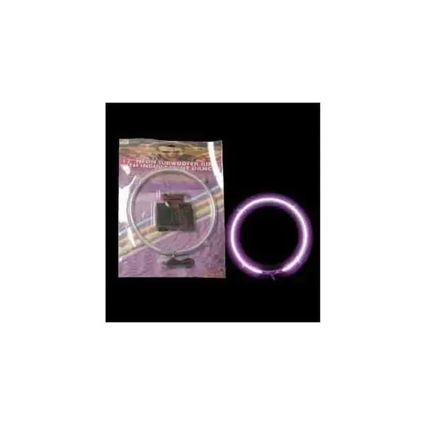 Aerpro LU123P Neon Ring Light With Control Purple 310mm