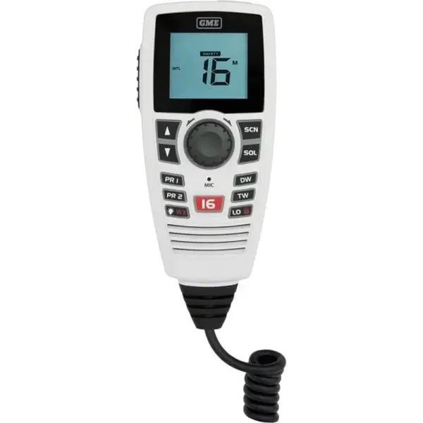 GME MC750W LCD Controller Microphone White suits GX750W