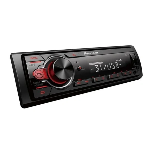 Pioneer MVH-S215BT Single DIN Head Unit w/ Bluetooth USB and Android Smartphone Support