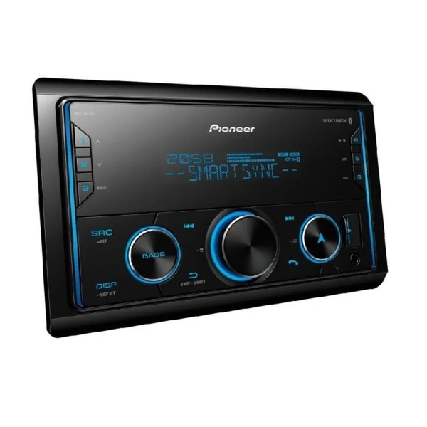 Pioneer MVH-S425BT Double DIN Head Unit w/ Dual Bluetooth Spotify Advanced Smartphone