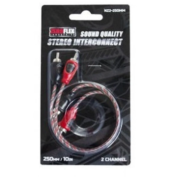 Zeroflex NZ2-250MM Stereo RCA 250MM Cable