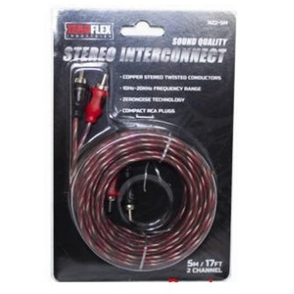 Zeroflex NZ2-5M Stereo RCA 5Meter Cable