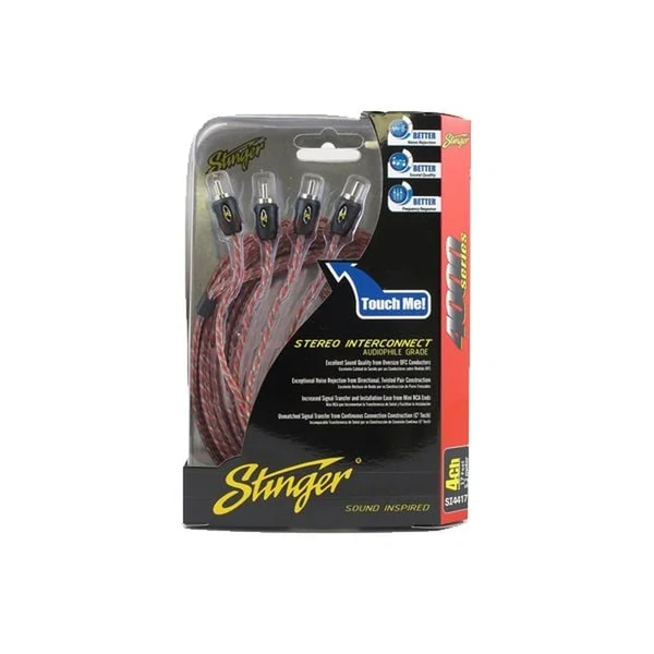 Stinger SI4417 4000 Series Stinger 4 Channel 5M RCA