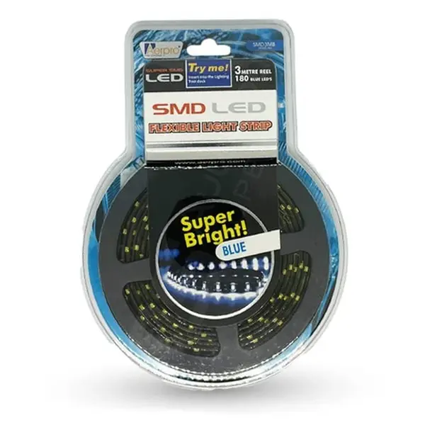 Aerpro SMD3MB SMD LED Strip Light Blue 3m