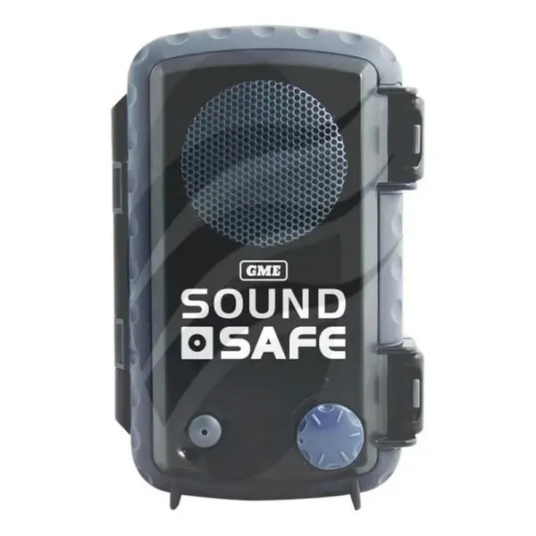 GME SS001B Sound Safe Black Case Waterproof Amplified