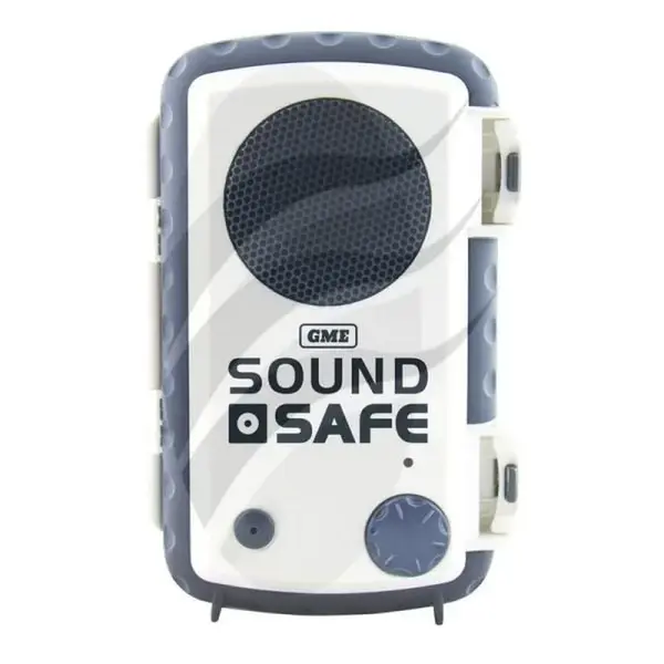 GME SS001W Sound Safe White Case Waterproof Amplified