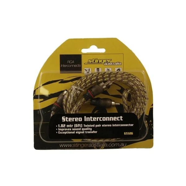 Stinger STI126 1.8m RCA Cable