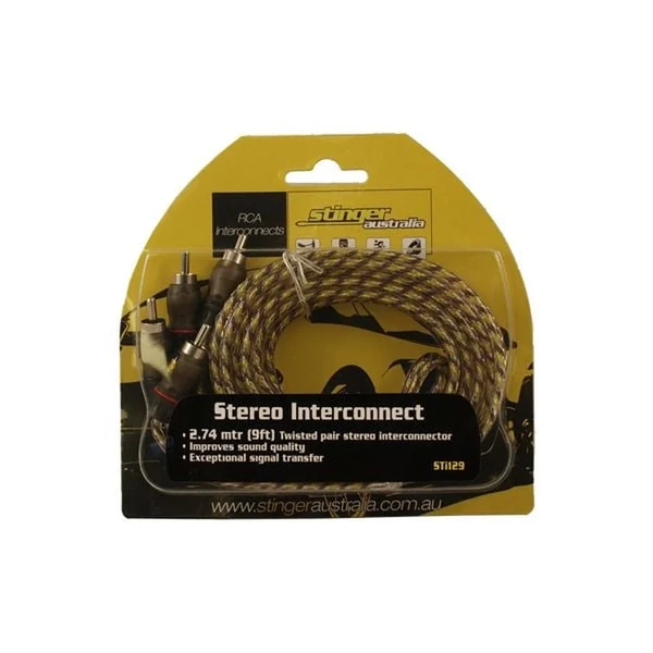 Stinger STI129 2.7m RCA Cable