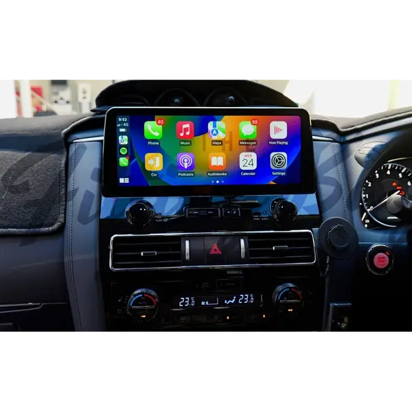 Fitting Bay 12.3" Android Head Unit To Suit Nissan Y62 Patrol/Armada 2017-2023 Ti/Ti-L Modles