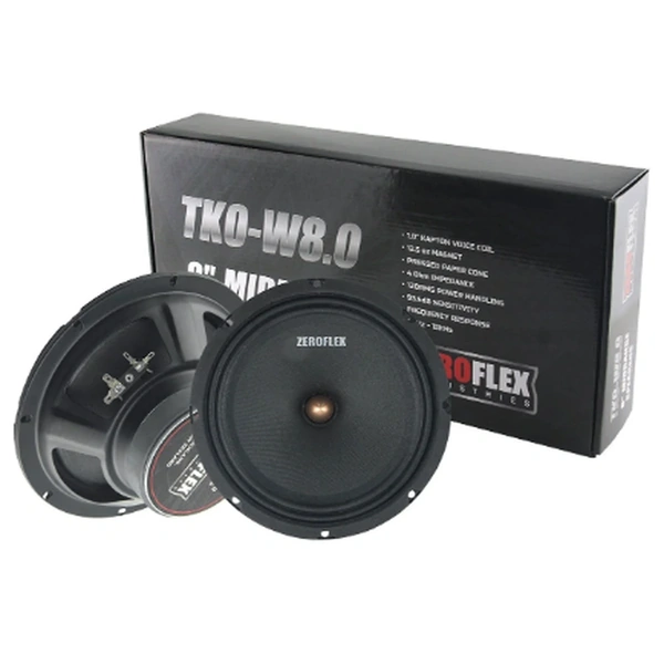 Zeroflex TKO-W8.0 8" Midbass Drivers 120rms (pairs)