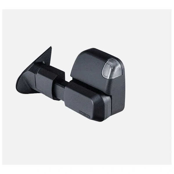 MSA 4x4 TM650 Towing Mirrors suit Ford Ranger 12-22 Black Electric Heated Folding with Indicator