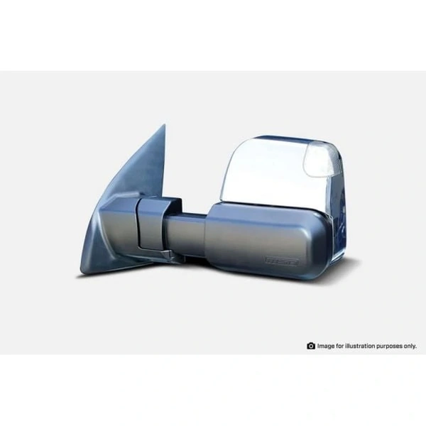 MSA 4x4 TM803 Towing Mirrors fits Isuzu D-MAX/MU-X/Holden Colorado 7 Chrome Electric with Indicators