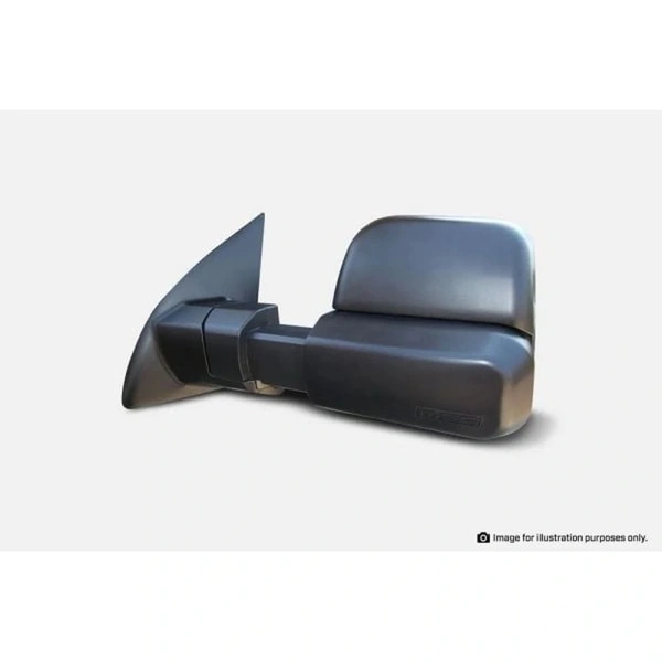 MSA 4x4 Towing Mirrors suit Isuzu D-MAX/MU-X Black with Blind Spot Monitoring TM900