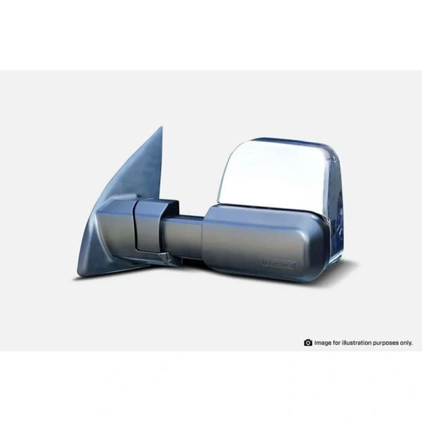 MSA 4x4 Towing Mirrors suit Isuzu D-MAX/MU-X Chrome with Blind Spot Monitoring TM901