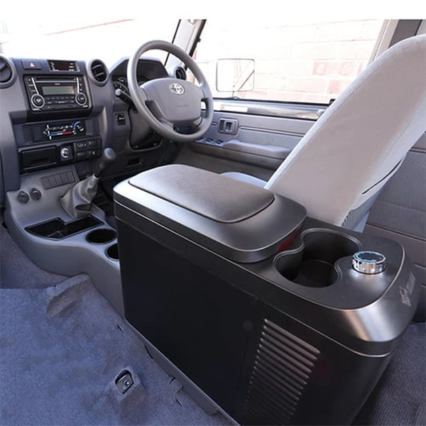 Full Length Grey Fridge Console Including Bushman Fridge To Suit 79 Series Landcruiser Single Cab