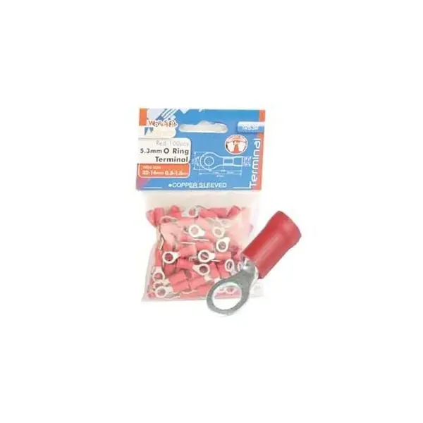 Aerpro TR53R Terminal Connecters O-Ring Red 5.3mm