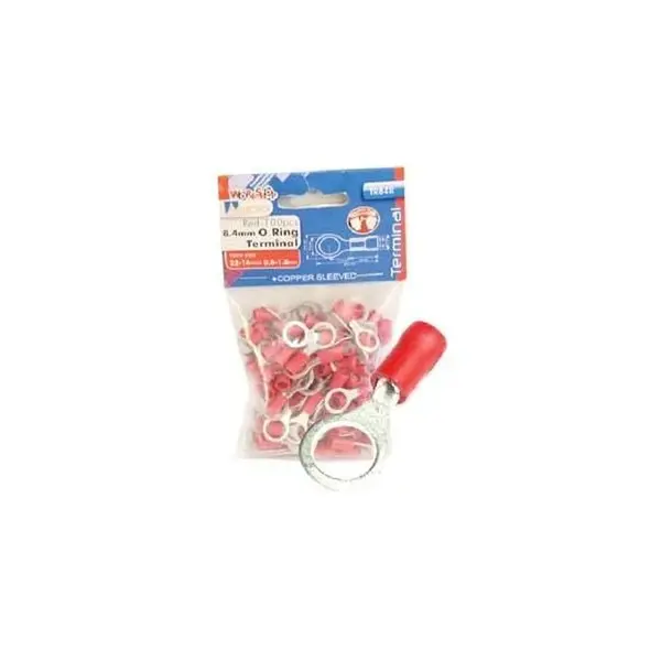 Aerpro TR84R Terminal Connecters O-Ring Red 8.4mm