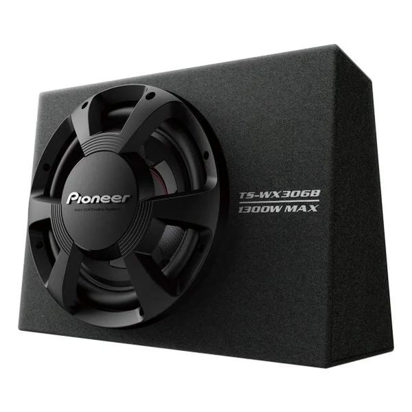 Pioneer TS-WX306B 30cm subwoofer pre-loaded in sealed enclosure (1300W)