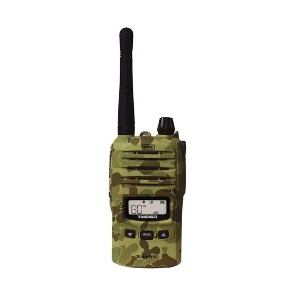 GME TX6160XCAMO 5/1W IP67 UHF CB Handheld Radio Camouflage Style