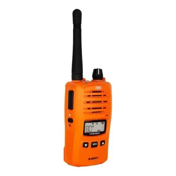 GME TX6160XO 5W Compact Hand Held UHF CB Radio Blaze Orange