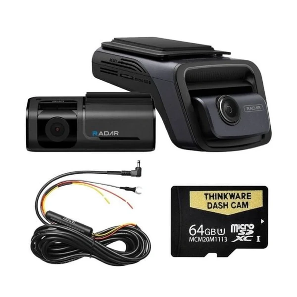 Thinkware U3000 Front/Rear Dash Cam Pack 64GB U3000D64